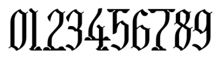 Tudor Perpendicular Regular Font OTHER CHARS