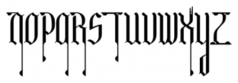 Tudor Perpendicular Regular Font UPPERCASE