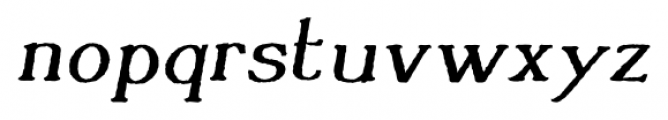 Tumbletype No 1 Regular Font LOWERCASE