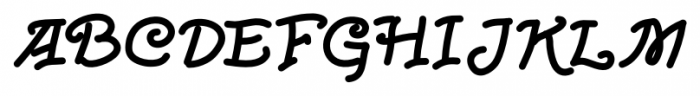 TurvyTopsy Regular Font UPPERCASE