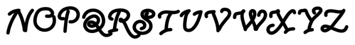TurvyTopsy Regular Font UPPERCASE