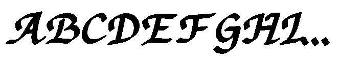 Tuesday Display Classic Italic Font UPPERCASE