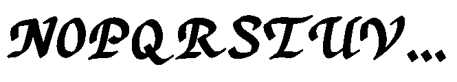 Tuesday Display Classic Italic Font UPPERCASE