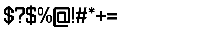 Tufface Font OTHER CHARS