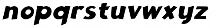 Tufuli Bold Oblique Font LOWERCASE