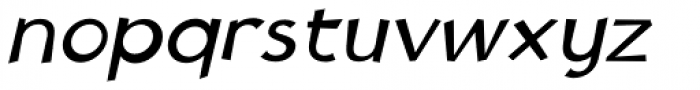 Tufuli Light Oblique Font LOWERCASE