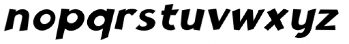 Tufuli Semi Bold Oblique Font LOWERCASE