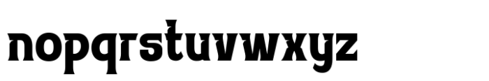 Tuiven Regular Font LOWERCASE