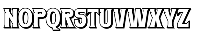 Tuiven Shadow Font UPPERCASE