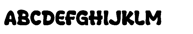 Tukofu Rocho Font UPPERCASE