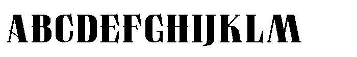 Tulivine Black Font UPPERCASE