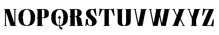 Tulivine Black Font UPPERCASE