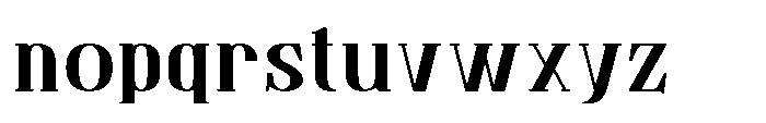 Tulivine Bold Font LOWERCASE