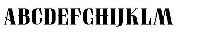 Tulivine Extra Bold Font UPPERCASE