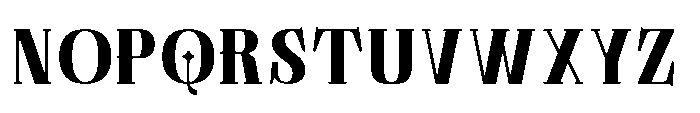 Tulivine Extra Bold Font UPPERCASE