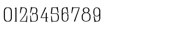 Tulivine Extra Light Font OTHER CHARS
