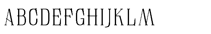 Tulivine Extra Light Font UPPERCASE