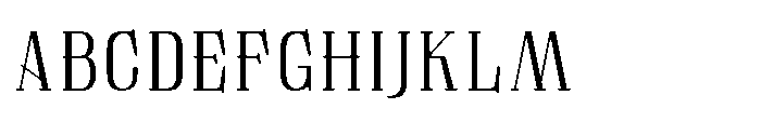 Tulivine Light Font UPPERCASE