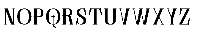 Tulivine Medium Font UPPERCASE