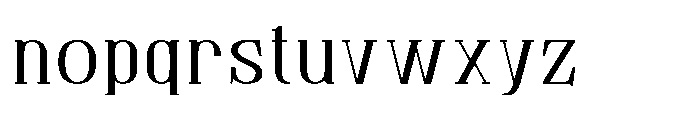 Tulivine Regular Font LOWERCASE