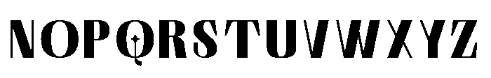 Tulivine Sans Black Font UPPERCASE