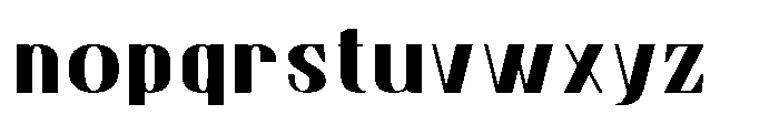 Tulivine Sans Black Font LOWERCASE