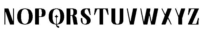 Tulivine Sans Extra Bold Font UPPERCASE