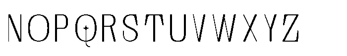 Tulivine Sans Extra Light Font UPPERCASE