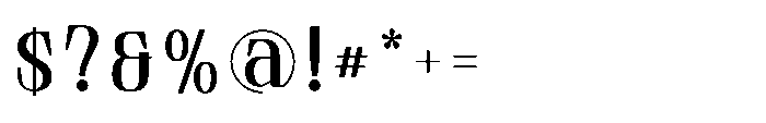 Tulivine Sans Medium Font OTHER CHARS