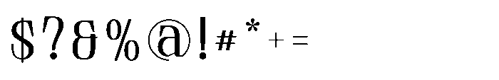 Tulivine Sans Regular Font OTHER CHARS