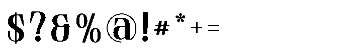 Tulivine Sans Semi Bold Font OTHER CHARS