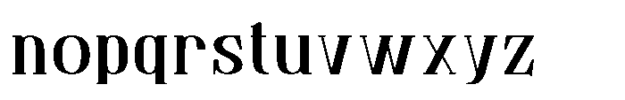Tulivine Semi Bold Font LOWERCASE
