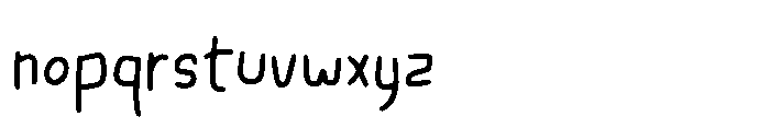 Tulus Square Font LOWERCASE