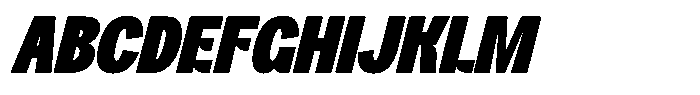 Tumbler Karma Italic Font UPPERCASE