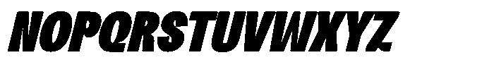 Tumbler Karma Italic Font UPPERCASE