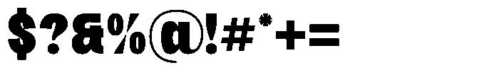 Tumbler Karma Regular Font OTHER CHARS