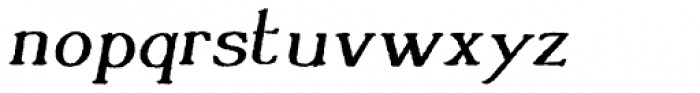 Tumbletype No 1 Font LOWERCASE