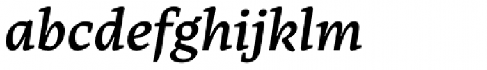 Tuna Medium Italic Font LOWERCASE