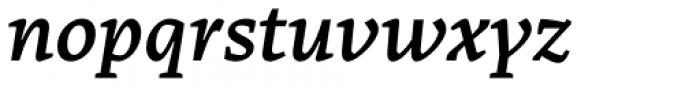 Tuna Medium Italic Font LOWERCASE