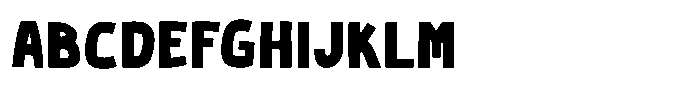 Tuneo Munch Font UPPERCASE