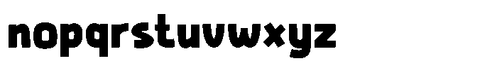 Tuneo Munch Font LOWERCASE