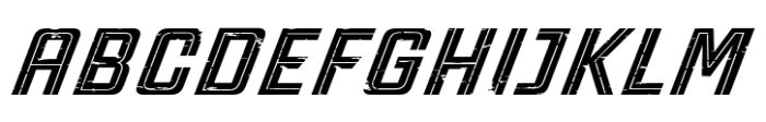 Tunning Rough Bold 001 Extended Font UPPERCASE