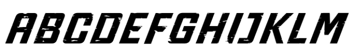 Tunning Rough Bold 002 Extended Font UPPERCASE