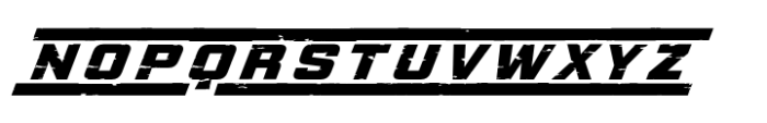 Tunning Rough Bold 002 Extended Font LOWERCASE