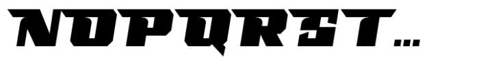 Turbo Lancer Regular Font UPPERCASE