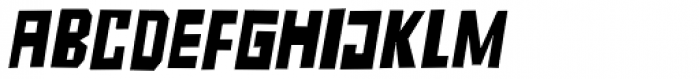 Turbo Modul Italic Font UPPERCASE