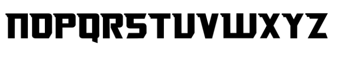 Turbo Type Regular Font UPPERCASE
