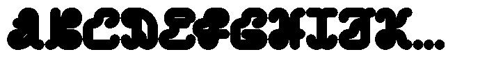 Turboline Base Font UPPERCASE