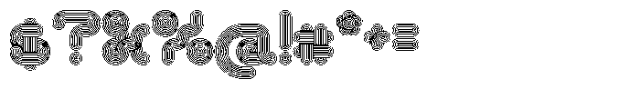 Turboline Regular Font OTHER CHARS
