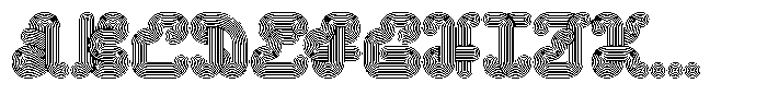 Turboline Regular Font UPPERCASE
